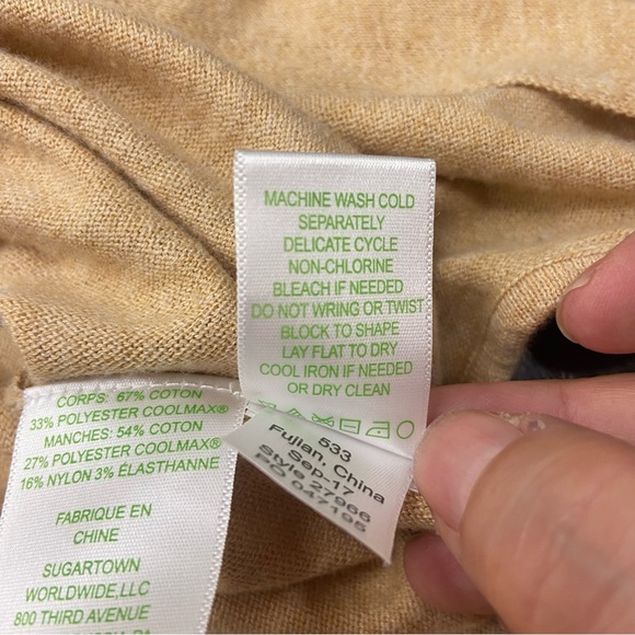 Lilly Pulitzer Sweater S Coolmax Drmara Crochet Tassel Long Sleeve Lightweigh - Picture 7 of 9